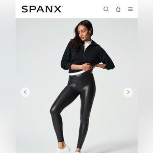 Spanx faux leather legging